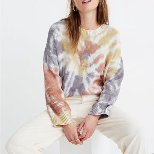 Madewell Tie-Dye Westford Pullover Sweater